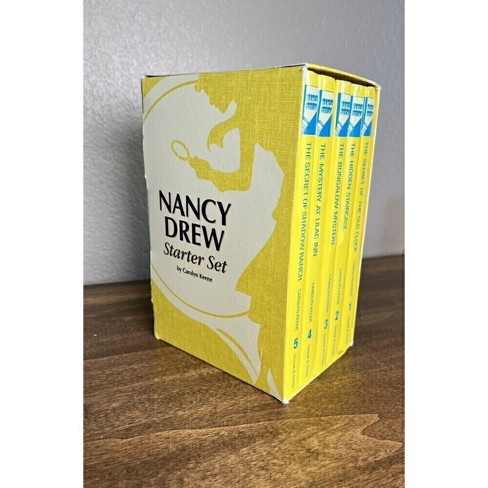 Nancy Drew Starter Boxed Hardcover Set 1-5 By Carolyn Keene